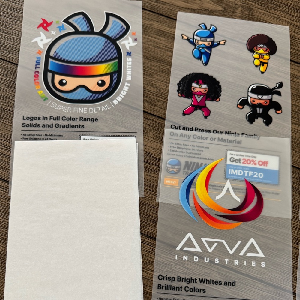 Ninja Transfers Full Color Sticker Set - Picture 2 of 2